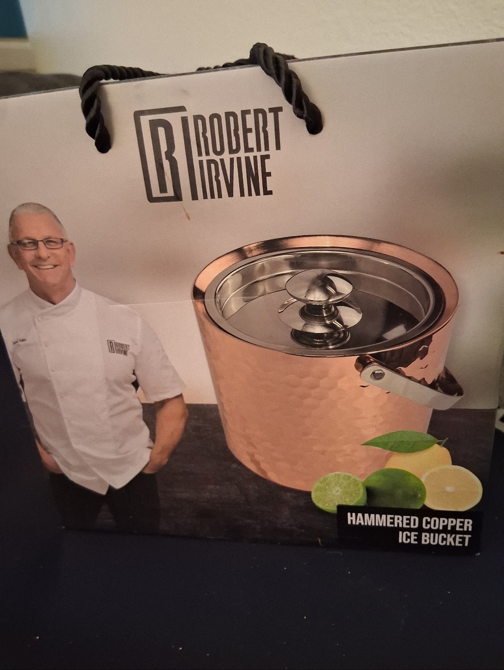 Hammered Copper Ice Bucket - Copper